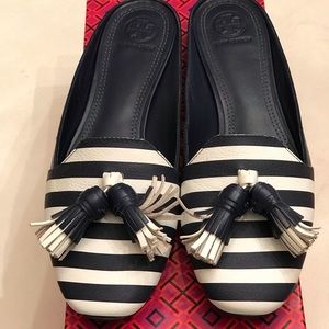 NIB Tory Burch Maritime Tassle slide sz 8.5